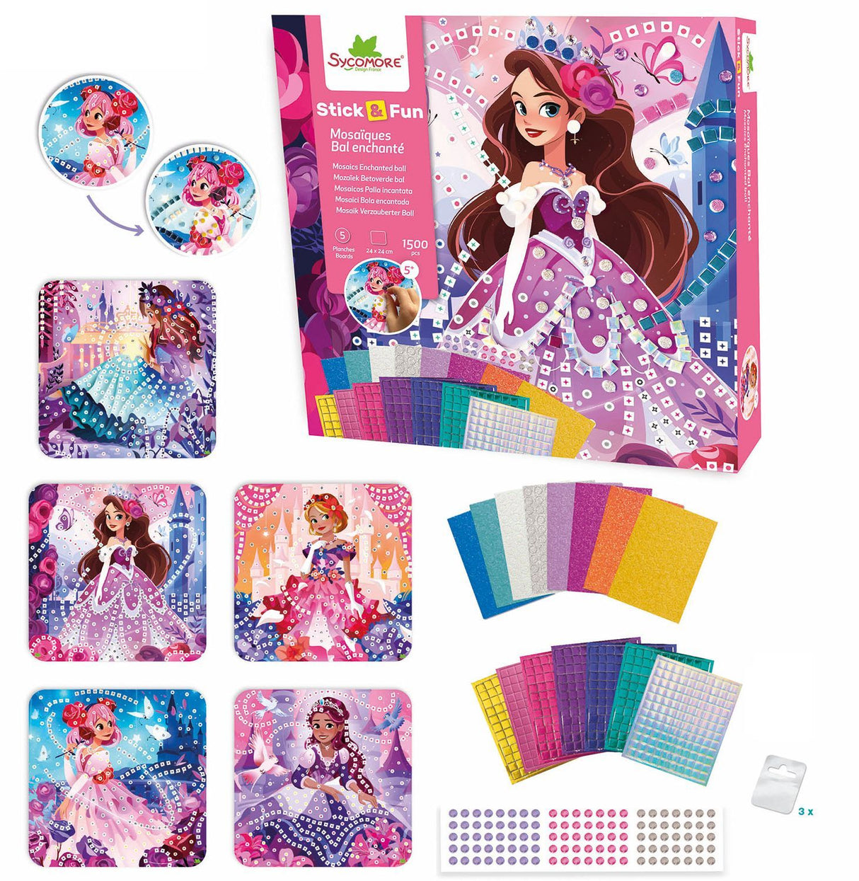 Mosaiques - SYCOMORE - Stick'N Fun - Bal enchanté - Des 5 ans
