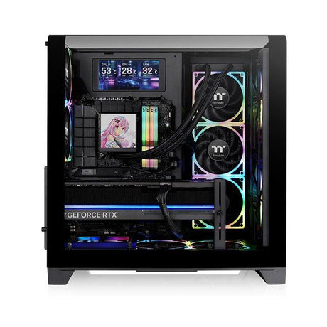 BoÓtier PC sans alimentation - THERMALTAKE - View 390 Air - Moyen tour - Format ATX - 2x120mm inclus - Noir