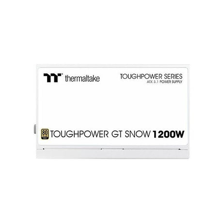 THERMALTAKE - Toughpower GT Snow - Alimentation PC - 1200 W - 80+ Gold - ATX3.1 - Full modulaire - PCI-E 5.1