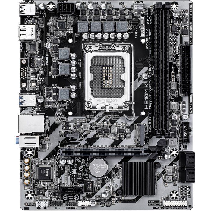 Carte mere - GIGABYTE - H810M K - Format Micro-ATX - Chipset Intel H810 - DDR4