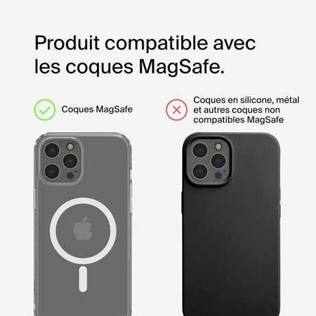 Batterie externe - BELKIN - 5 000 mAh - MagSafe - 15 W - Noir