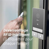 Visiophone - EZVIZ - EP7 - 2 FAMILY KIT - Platine de rue double bouton - 2 écrans intérieurs