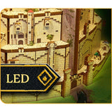 Book Nook - Kit DIY a construire Maquette 3D Serre Livre - REVELL - Tiny Adventures - Le Seigneur des Anneaux - Minas Tirith - LED