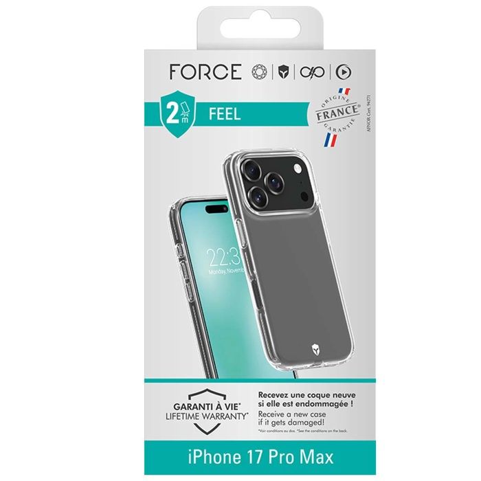 Coque FC Feel - IPhone17 Pro Max - Transparent
