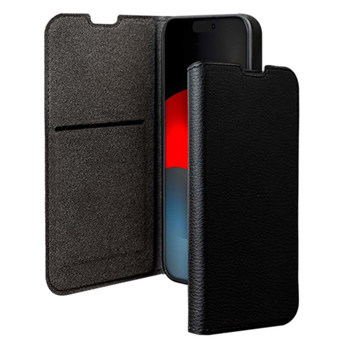 Etui a rabat - IPhone 17 - 65% GRS - Noir