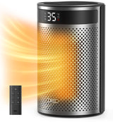 Chauffage d'appoint - Hyper-céramique - 1500 W - Dreo - Atom 416 - Colonne - Noir