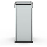 Poubelle de tri 2 x 30L TALLIN  Open Top sans couvercle  Acier inoxydable  KITCHEN MOVE