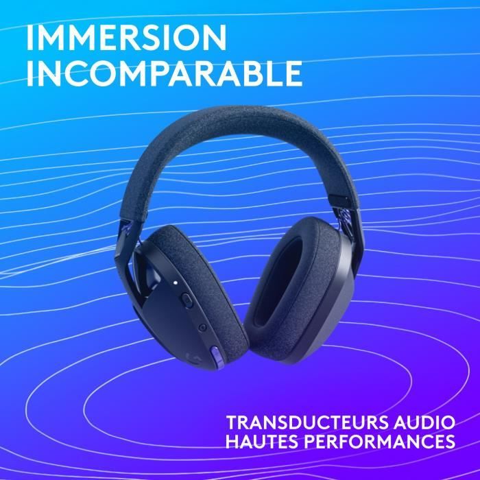 Casque gamer - Sans fil - Logitech G - G321 Lightspeed - Noir