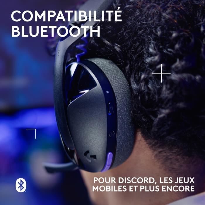 Casque gamer - Sans fil - Logitech G - G321 Lightspeed - Noir