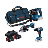 Pack 3 outils 18V - BOSCH - 0615A50094 - 2x4Ah - Sans fil 18V - Travail sans poussiere