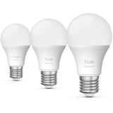 Pack de 3 ampoules LED connectées A60 - PHILIPS HUE - Lumiere blanche et colorée - Culot E27 - 8 W - 2200-6500K - 806 lumens