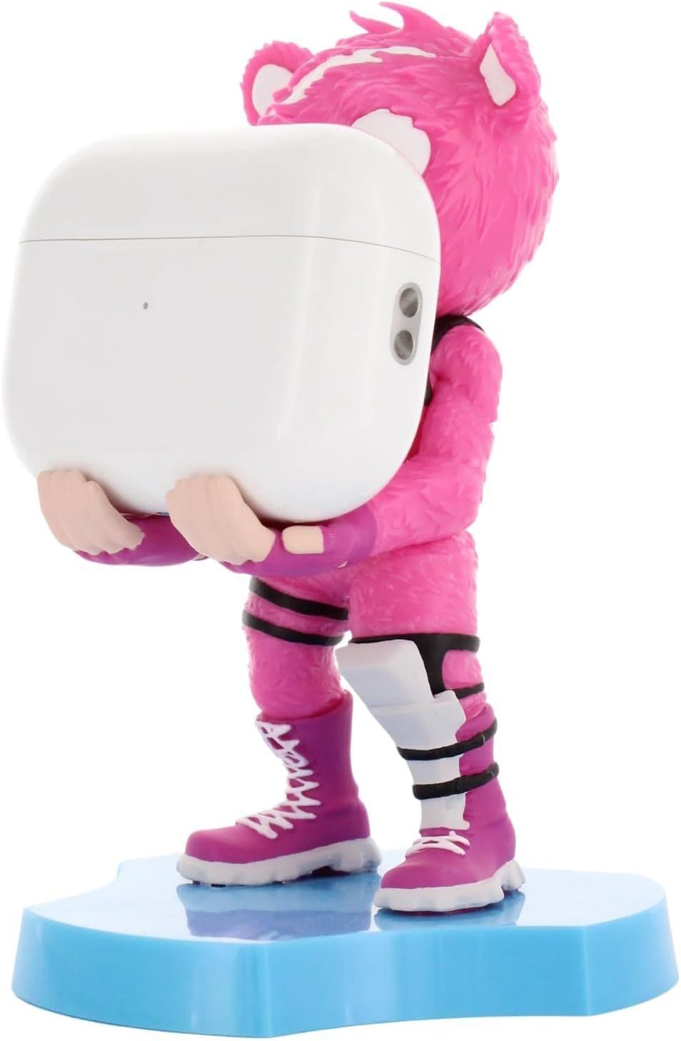Figurine Fortnite Cuddle Team Leader - EXQUISITE GAMING - Cable Guys - Support écouteurs, smartphone ou petit accessoire - 11 cm