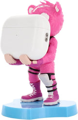 Figurine Fortnite Cuddle Team Leader - EXQUISITE GAMING - Cable Guys - Support écouteurs, smartphone ou petit accessoire - 11 cm