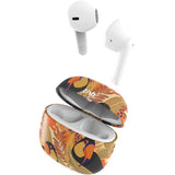 Ecouteurs sans fil - T'nb - Exclusiv' - TOUCAN - Boîtier de charge inclus - Bluetooth - Autonomie 12h - Jaune/orange