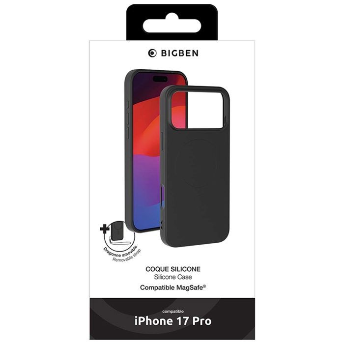 Coque MagSafe - IPhone17 Pro - Silicone - Noir