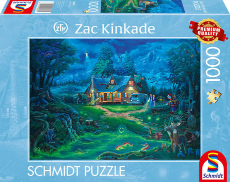 Puzzle - SCHMIDT SPIELE - La maison hantée - 1000 pieces - Des 12 ans