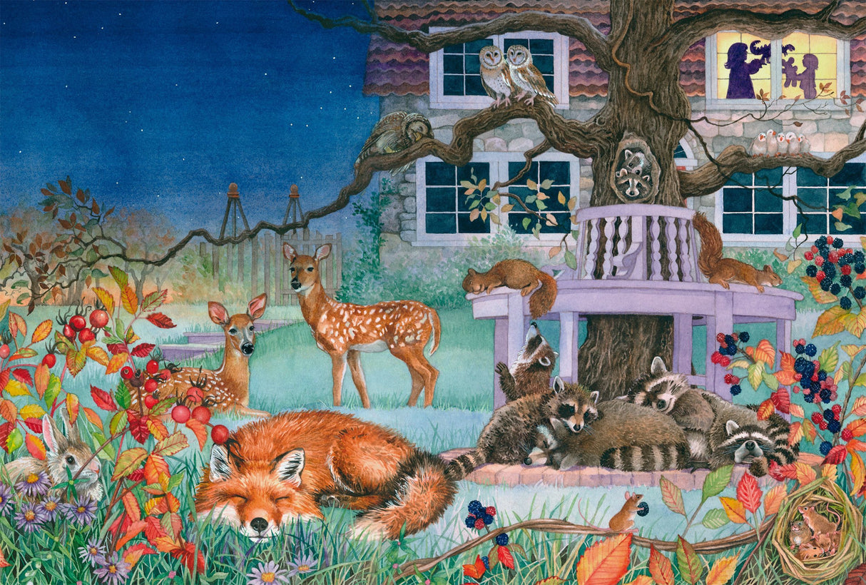 Puzzle - SCHMIDT SPIELE - Visite nocturne des animaux - 100 pieces - Des 6 ans