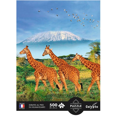 Puzzle - SENTOSPHERE - Calypto - 500 pieces XL - Girafes - Des 8 ans