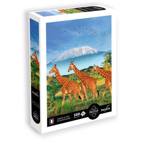Puzzle - SENTOSPHERE - Calypto - 500 pieces XL - Girafes - Des 8 ans