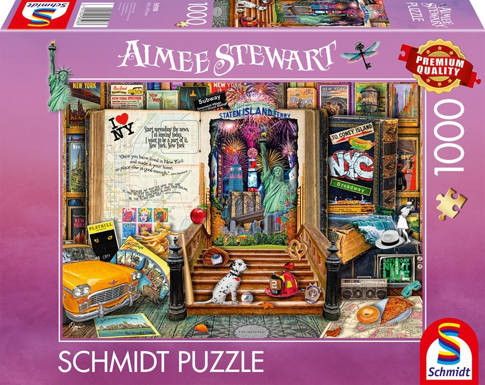 Puzzle - SCHMIDT SPIELE - Souvenirs de New York - 1000 pieces - Des 12 ans
