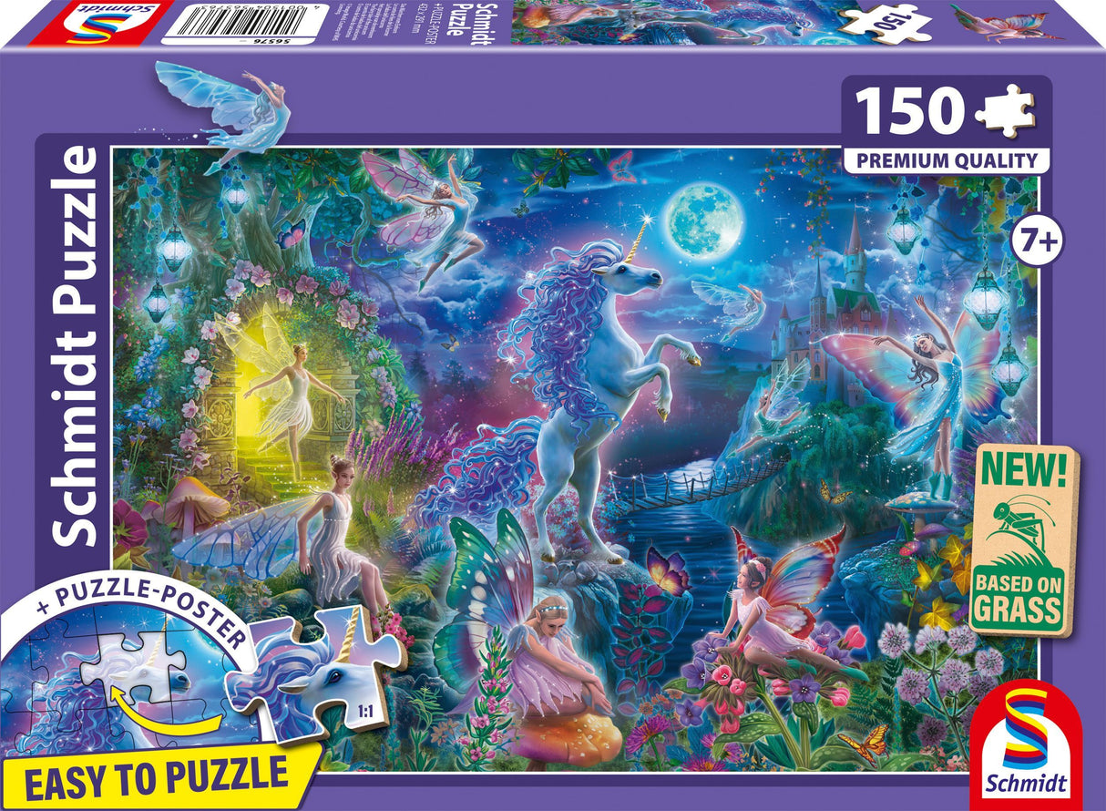 Puzzle - SCHMIDT SPIELE - Le conte de fées de la licorne - 150 pieces - Des 7 ans
