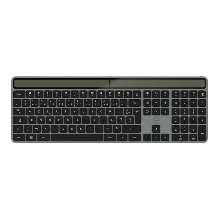 Clavier - Touches plates - MOBILITY LAB - KS720W - Full-size - AZERTY - Solaire - Sans rétroéclairage