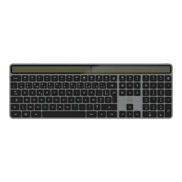 Clavier - Touches plates - MOBILITY LAB - KS720W - Full-size - AZERTY - Solaire - Sans rétroéclairage
