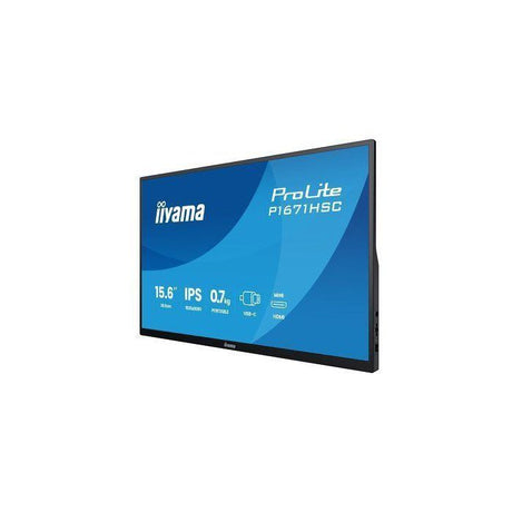 Ecran portable 16" Iiyama ProLite P1671HSC-B1 Full HD (Noir)