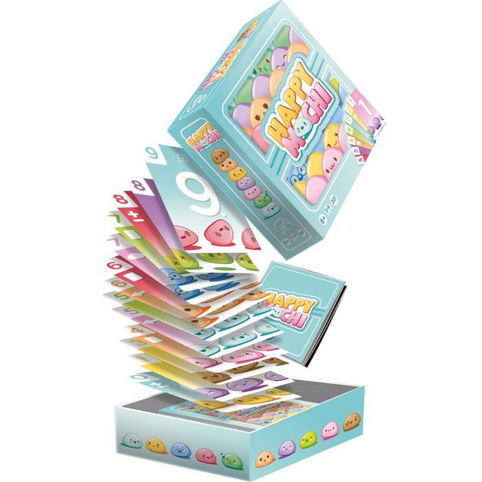 Zygomatic Jeu de cartes - Happy Mochi - Jeu de société familial - 2 a 6 joueurs - Des 8 ans - 20 min - format pratique a emporter