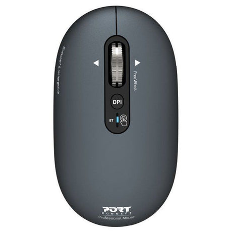 Souris sans fil - PORT Designs - 910501 PURE - Bluetooth - Rechargeable - Gris anthracite