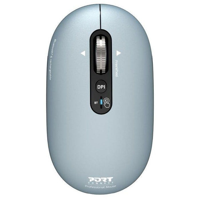 Souris sans fil - PORT Designs - 910500 PURE - Bluetooth - Rechargeable - Bleu sombre