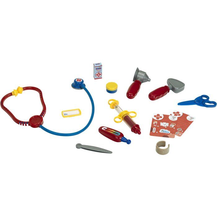 Trousse docteur garnie - KLEIN - 4647 - Nombreux accessoires - Plastique souple - Jouet d'imitation - Dès 3 ans