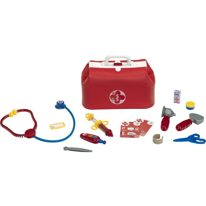 Trousse docteur garnie - KLEIN - 4647 - Nombreux accessoires - Plastique souple - Jouet d'imitation - Dès 3 ans