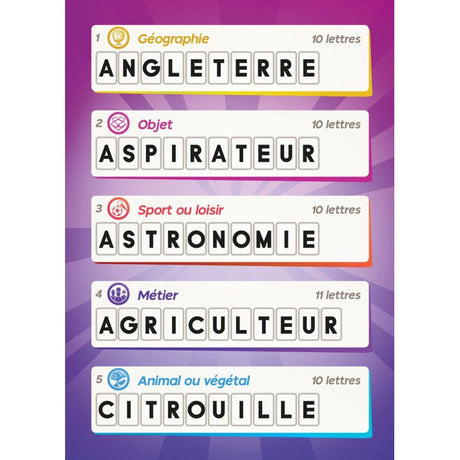 ACTARUS - Tilt- Jeu de société coopératif - Ambiance - Mots a deviner - Des 10 ans - 2 a 8 joueurs - 25 min