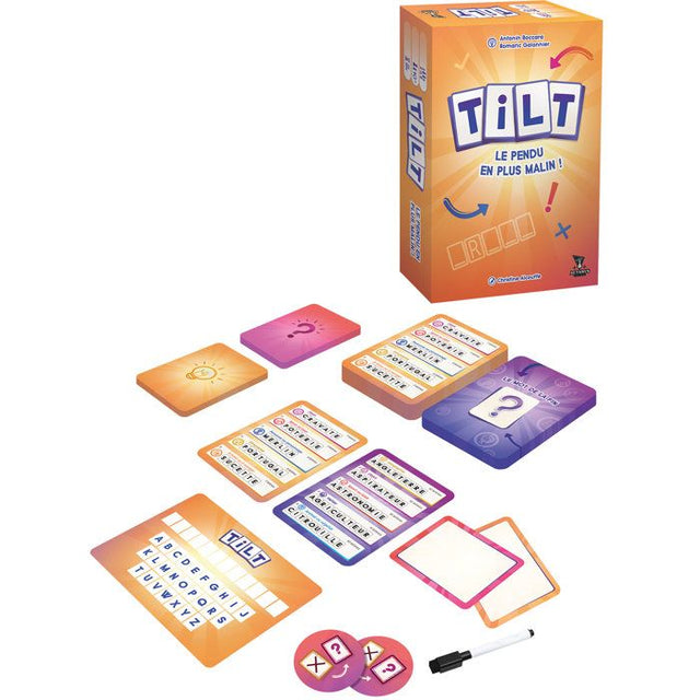 ACTARUS - Tilt- Jeu de société coopératif - Ambiance - Mots a deviner - Des 10 ans - 2 a 8 joueurs - 25 min