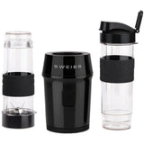 Mini-blender - SWEISS - MOOV9 - 300 W - 570 ml - 2 gourdes - Noir