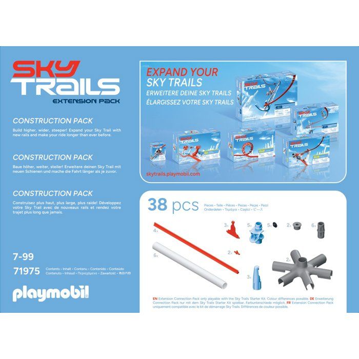 Sky Trails: Construction Pack, Set d'expansion, Circuit aérien, 38 pieces, des 7 ans