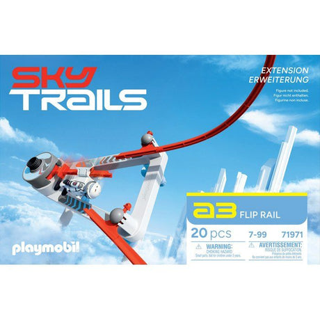 Sky Trails: Flip Rail, Set d'action, Circuit aérien, 20 pieces, des 7 ans