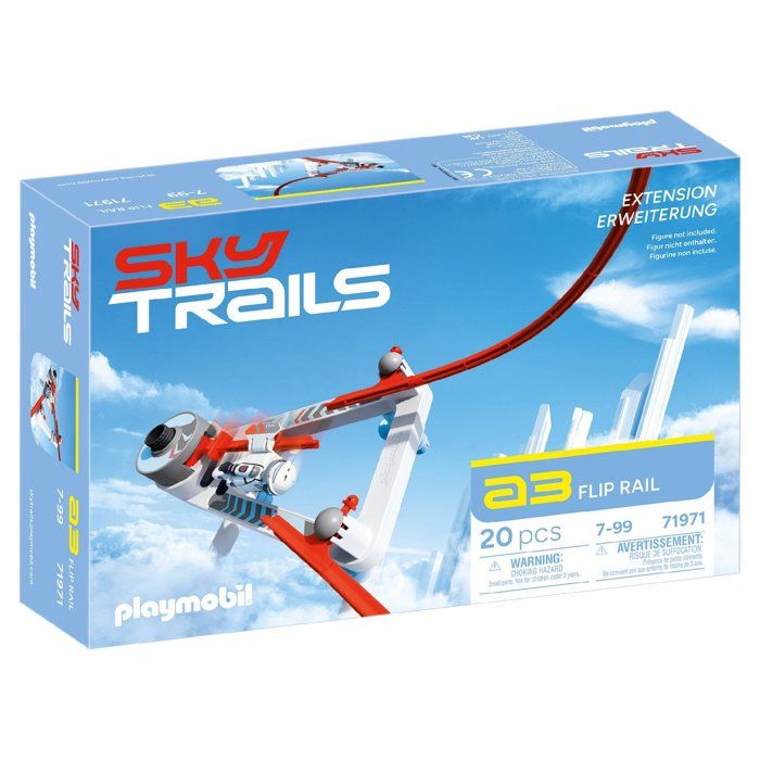 Sky Trails: Flip Rail, Set d'action, Circuit aérien, 20 pieces, des 7 ans