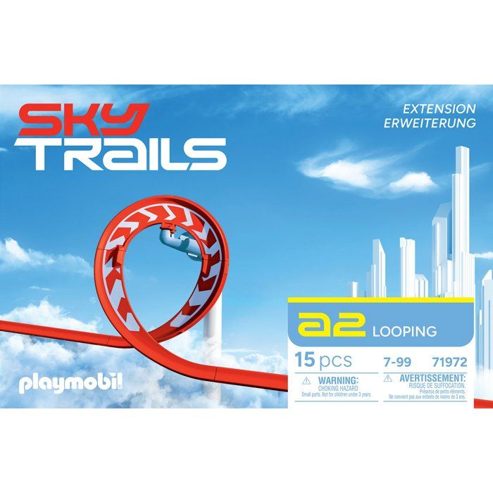 Sky Trails: Looping, Set d'action, Circuit aérien, 15 pieces, des 7 ans