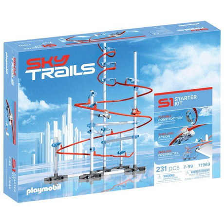 SkyTrails Kit de démarrage, Circuit aérien Starter kit, 231 pieces, des 7 ans