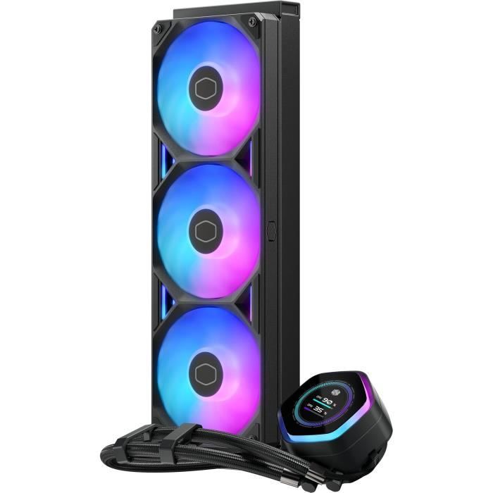 COOLER MASTER - MasterLiquid 360 Atmos II LCD ARGB - Watercooling AIO - Ventilateurs 120mm