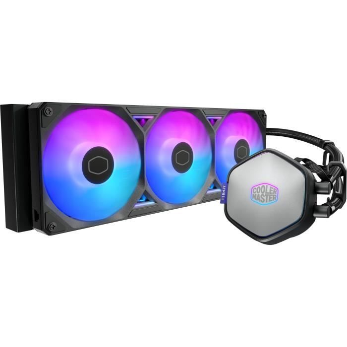 COOLER MASTER - MasterLiquid 360 Atmos II LCD ARGB - Watercooling AIO - Ventilateurs 120mm