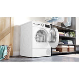 Seche-linge pompe a chaleur BOSCH Série 6 WQG13500FR - 9 kg - Induction - L60 cm - Classe D - Blanc