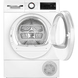 Seche-linge pompe a chaleur BOSCH Série 6 WQG13500FR - 9 kg - Induction - L60 cm - Classe D - Blanc