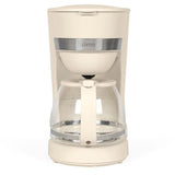 Cafetiere électrique - LIVOO - DOD200C - 750 W - 1,25 L - 10 a 12 tasses - Blanc cassé
