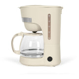 Cafetiere électrique - LIVOO - DOD200C - 750 W - 1,25 L - 10 a 12 tasses - Blanc cassé