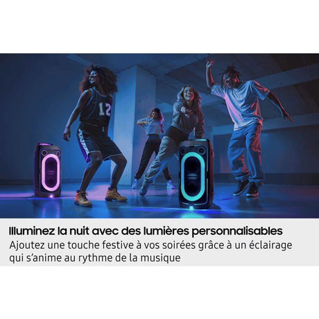 Enceinte - SAMSUNG - MX ST40F/XE - 160 W - Effets lumineux - Bluetooth - Batterie 16h - Noir