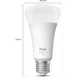 Ampoule LED connectée A67 - PHILIPS HUE - Lumiere blanche chaude - Culot E27 - 11,8W - 1000-2000k - 1600 lumens
