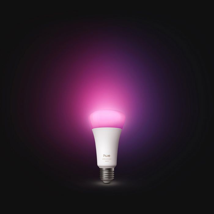 Ampoule LED connectée A67 - PHILIPS HUE - Lumiere blanche chaude - Culot E27 - 11,8W - 1000-2000k - 1600 lumens